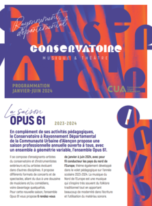illustration du programme des concerts Opus 61