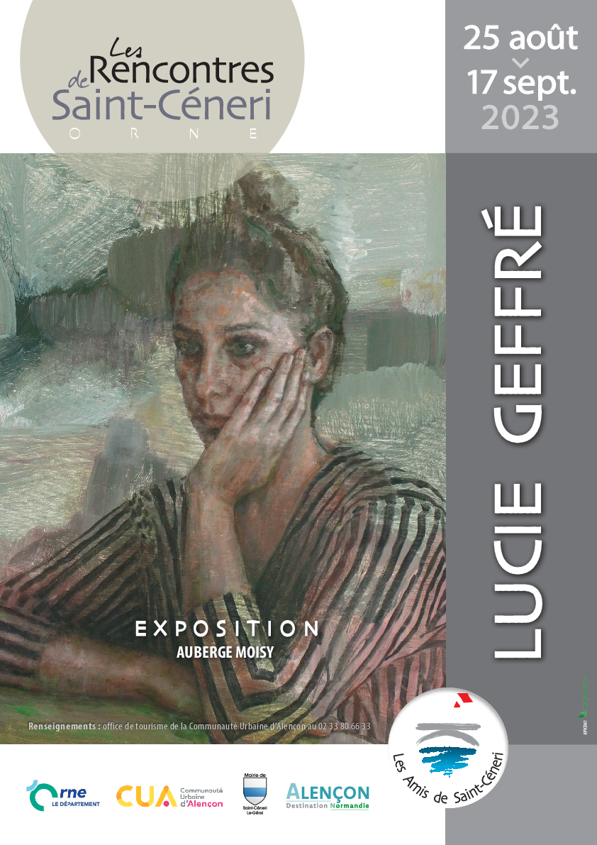 affiche de l'exposition de Lucie Geffré